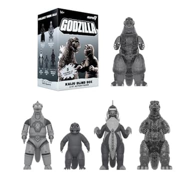 Super7 Toho Godzilla Blind Box Flat - (12 Pack) 3.75" Toho Godzilla Action Figures Classic Cartoon Collectibles and Retro Toys - Image 6