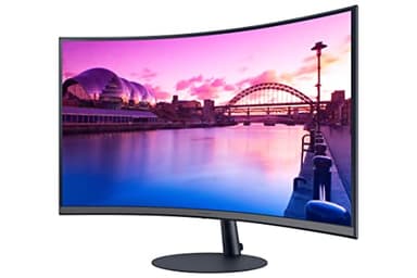 SAMSUNG 27-Inch S39C Series FHD Curved Gaming Monitor, 75Hz, AMD FreeSync, Game Mode, Advanced Eye Comfort, Frameless Display, Built in Speakers, Slim Metal Stand, LS27C392EANXGO, Black - Image 4