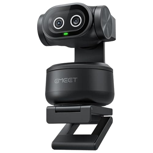 EMEET PIXY Dual-Camera AI-Powered PTZ Camera 4K, AI Tracking, PDAF&AI Autofocus 0.2s, 1/2.55'' Sony Sensor, 3 Mics, Presets, Gesture Control, 4K Webcam for Streaming and OBS/Twitch/Switch 2 Compatible - Image 1
