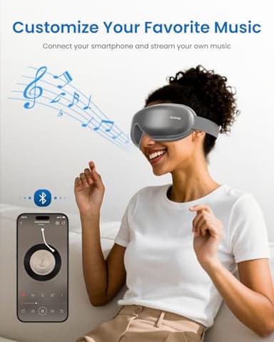 RENPHO Eyeris 1 Eye Massager with Heat, Birthday Gifts Eye Mask for Mom Dad Women Men Her Him, Smart Sleep Mask for Relax, Reduce Strain - Image 5