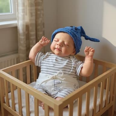 WOOROY Realistic Reborn Baby Dolls Boy - 18-Inch Newborn Baby Dolls with Soft Cloth Body Sleeping Lifelike Reborn Baby Dolls Birthday Gift for Kids Age 3+ - Image 5