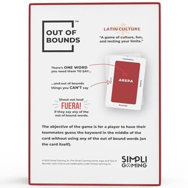 Simpli Gaming Out of Bounds: Latin Culture - Fun Guessing Cultural Word Game for Latinos - Family Friendly - Image 2