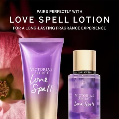 Victoria's Secret Love Spell Mist, Body Spray for Women, Notes of Cherry Blossom and Fresh Peach Fragrance (8.4 oz) - Image 4