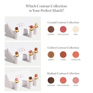 Ogee Face Stick Trio - Golden Contour Stick Makeup Collection - Certified Organic Bronzer, Blush Stick, and Highlighter Stick for a Flawless Look - Image 7