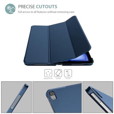 ProCase Smart Case for iPad Air 11-inch M3 M2 2025 2024/10.9 Air 5th 4th Generation 2022 2020, Protective Cover for Air 5 4 -Navy - Image 6