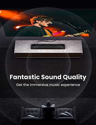 UGREEN 3.5mm to RCA Cable, 6.6FT RCA Male to Aux Audio Adapter HiFi Sound Headphone Jack Adapter Metal Shell Y Splitter Auxiliary Cord 1/8 Connector for Phone Speaker MP3 Tablet HDTV - Image 9