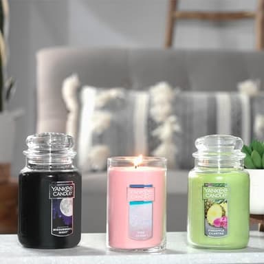Yankee Candle MidSummer's Night Scented Classic Large Single Wick Jar Candle 22oz with Over 110 Hours of Burn Time Ideal for Dinner Parties Relaxing Saturdays and Special Occasions - Image 8