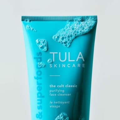 TULA Skin Care Cult Classic Purifying Face Cleanser - Supersize, Gentle and Effective Face Wash, Makeup Remover, Nourishing and Hydrating, 6.7 oz. - Image 6