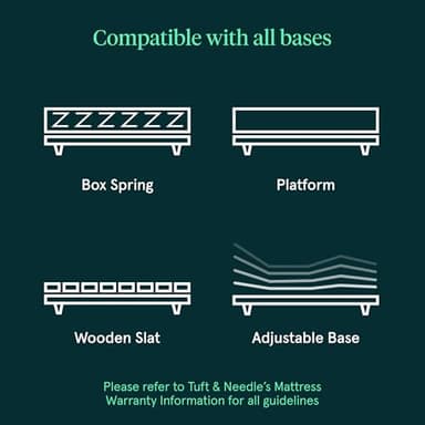 Tuft & Needle Kin Medium 12" King Adaptive Foam Mattress in a Box, Cooling Gel, Pressure Relief, Durable Support, 100 Night Trial, Fiberglass-Free, CertiPUR-US, 10-Year Limited Warranty - Image 5