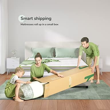 Novilla Queen Mattress, 12 Inch Hybrid Pillow Top Queen Size Mattress in a Box with Gel Memory Foam & Individually Wrapped Pocket Coils Innerspring for a Cozy & Peaceful Sleep - Image 7