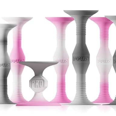 Popdarts PRO Pack Game Set (Pink & Gray) - Indoor, Outdoor Suction Cup Throwing Game - Competition with a POP - Image 1