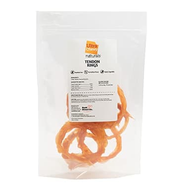 Ultra Chewy Turkey Tendon Rings for Dogs - Premium All-Natural Tendons, Hypoallergenic Treats, Easy to Digest, Alternative to Rawhide (6 Pack) - Image 6