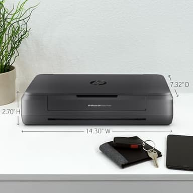 HP OfficeJet 200 Wireless Mobile Printer - Black, Battery included (CZ993A) - Image 8