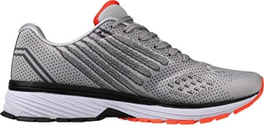 Joomra Whitin Mens Lightweight Tennis Shoes Arch Supportive Running Walking Fitness Size 12 Cushioned Cross Training Footwear for Man Runny Athletic Workout Sneakers Gray 46 - Image 5