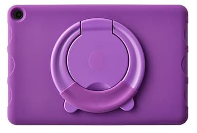 onn. Surf 10.1" Kids Tablet, (2022) 2.0 GHz Quad-Core, 32GB Storage, 2GB RAM, (1280 x 800) Touchscreen, Android 12, Charcoal - with Purple Rubberized Case (Renewed) - Image 2