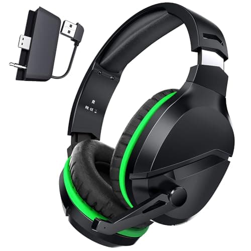 WolfLawS X3 Wireless Gaming Headset for Xbox Series X|S, PS5, PC, Mac, Switch – Bluetooth Headphones with Noise Cancelling Mic, 60H Playtime, Low Latency, Lightweight & Comfortable for Gamers - Image 1