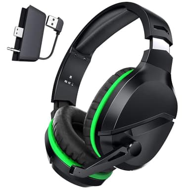 WolfLawS X3 Wireless Gaming Headset for Xbox Series X|S, PS5, PC, Mac, Switch – Bluetooth Headphones with Noise Cancelling Mic, 60H Playtime, Low Latency, Lightweight & Comfortable for Gamers - Image 1