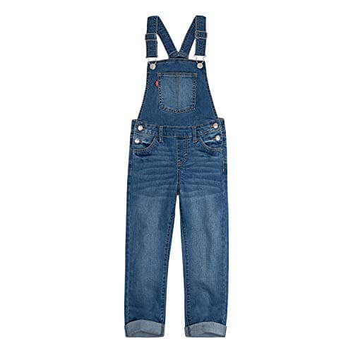 Levi's Girls' Big Denim Overall, West Lake, 8 - Image 1