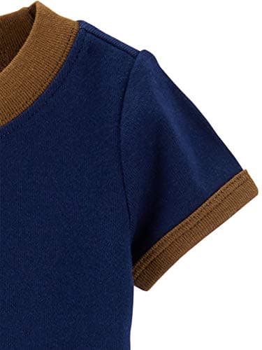 Simple Joys by Carter's Baby Boys' 6-Pack Short Sleeve Bodysuits, Burgundy/Green/Navy, 6-9 Months - Image 3