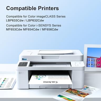 067H 067 Toner Cartridge Set MF656cdw High Yield for Canon 067 Toner Cartridge Set Toner 067 067H Compatible with Canon imageCLASS MF656cdw Toner MF654cdw MF653Cdw LBP633Cdw, 4 Pack CRG-067H CRG-067 - Image 3