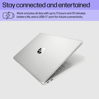 HP 14 Premium HD Portable Laptop Computer Students Business, Quad-Core Intel Celeron Processor, 8GB RAM, 256GB Storage(128GB eMMC+128GB SD Card), 1 Year Office 365, HDMI, Win 11 w/Accessories - Image 5