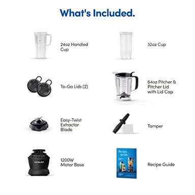nutribullet Full-Size Blender Combo 1200W –Matte Black - Image 11