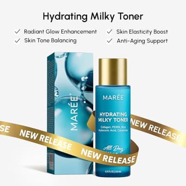 MAREE Pore Minimizer for Face Toner – Witch Hazel Toner with Niacinamide & Marine Collagen – Gentle Exfoliating Oil Control Facial Toner for Women – BHA Liquid Exfoliant – Alcohol Free Tonico Facial - Image 10