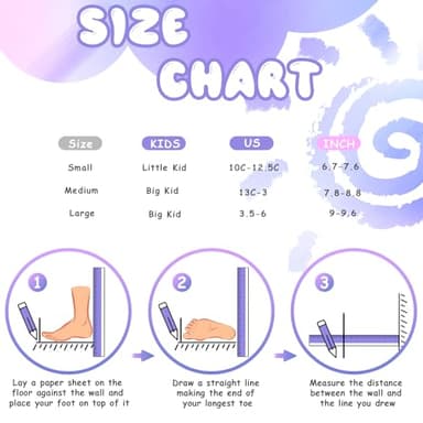 TOMSHOO Roller Skates for Girls Kids Child Beginners, 4 Size Adjustable Light up Wheels Fun Illuminating Purple Pink Skates for Boys Toddlers Patines para niñas (Purple, Large - Youth (3.5-6)) - Image 5