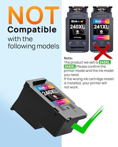 E-Z Ink 245XL Ink Cartridge Replacement for Canon 245XL Black Ink 245 XL PG-245XL PG245XL Works with Pixma MX490 MG2522 TR4520 MG2525 TS3122 TS3322 TS202 MG2520 MG2922 MG3022 (2 Black) - Image 6