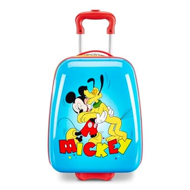 American Tourister Disney Mickey Mouse Kids Carry-On Luggage, Hardside With Single Spinner Wheels - Image 1