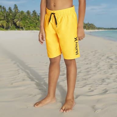 Hurley Boys' Pull On Swim Trunks, Laser Orange, 3T - Image 3