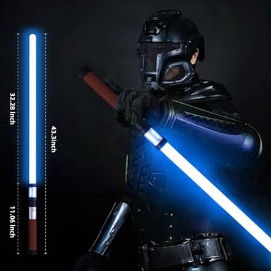 Saberforms Lightsaber Dueling Light Saber with 12 RGB Colors 16 Sound Fonts and Motion Control, Force FX Lightsabers with Premium Metal Handle and Replaceable Blade, Light Sabers for Adults, Kids - Image 2