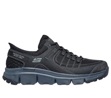 Skechers Men's Summits at Hands Free Slip-in Sneaker, Black/Charcoal, 10.5 Wide - Image 5