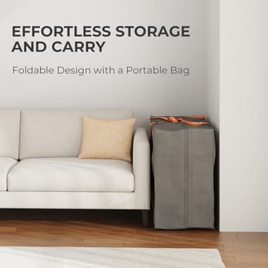 Sweetnight 4 Inch Folding Mattress with Carry Bag - Twin Size Trifold Mattress Grey with Breathable Cover & Non-Slip Bottom| Portable Floor Mattress for Camping,Travel,RV,Guest Room - Image 7