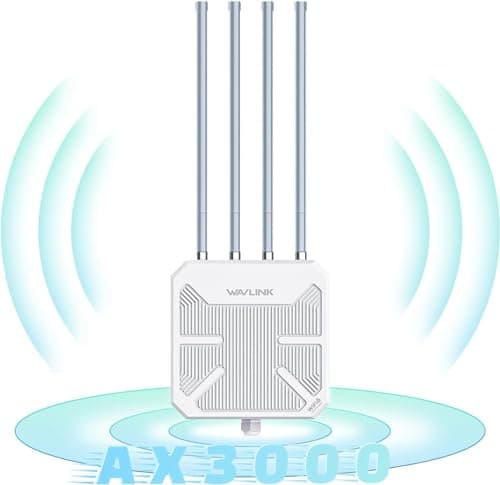 WAVLINK AX3000 WiFi 6 Wireless Outdoor Wireless Access Points, Long Range Outdoor WiFi with Dual Band/PoE/IP67/600mW of Power/Up to 256 Devices for Parties, Business Gatherings Work with Starlink - Image 1