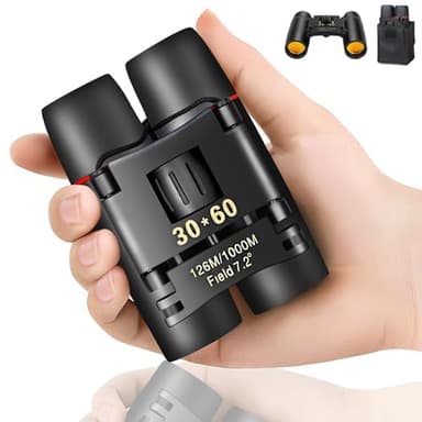 Compact Binoculars for Adults and Kids, HD Mini Portable Outdoor Binoculars Children, Pocket Lightweight Folding for Bird Watching, Hunting, Concert, Theater, Opera, Traveling, Tourism, Shows - Image 1