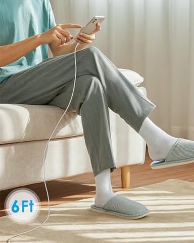 i Phone 17 16 15 Charger Fast Charging - 20W PD Fast Charger Block with 6Ft USB C Cable for i Phone 17/16/15 Series, i Pad Pro/Air/Mini, Galaxy S23, Pixel 8 & More (2-Pack - Image 7