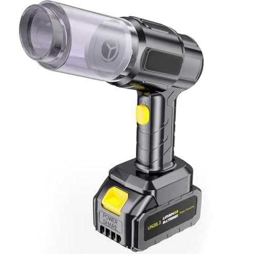 MBNGF Car Vacuum for Car, Home, Office, Pet(Glossy Black)