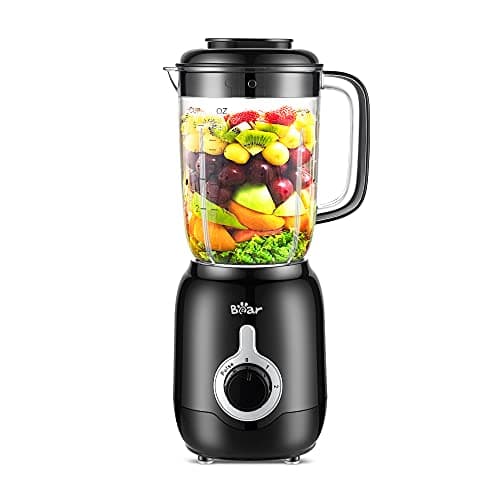 Bear Blender, 2025 New 700W Smoothie Countertop Blender with 40oz Cup for Shakes and Smoothies, 3-Speed for Crushing Ice, Puree and Frozen Fruit with Autonomous Clean - Image 1
