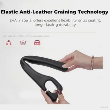 Car Seat Gap Filler 2-Pack, Universal Fit Soft Foam Car Seat Gap Plug to Fill The Gap Between Seat and Console, Car Seat Crevice Blocker Stop Things from Dropping, Auto Accessories for SUV Truck Sedan - Image 5