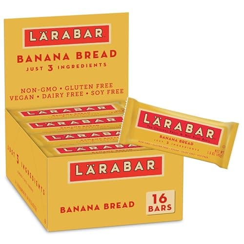 Larabar Banana Bread, Gluten Free Vegan Fruit & Nut Bar, 1.6 oz Bars, 16 Ct - Image 1
