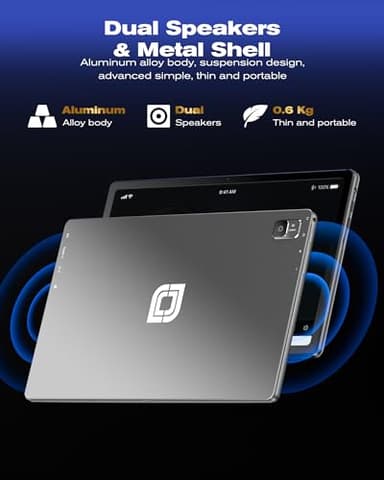 jumper 2-in-1 Laptop/Tablet（2025）,4-core N95, 12GB DDR5 RAM 512GB SSD, 12 Inch 2K FHD IPS Touchscreen,Windows11 Tablet with Magnetic Keyboard, 2 Stereo Speakers,for Student Back to School - Image 6