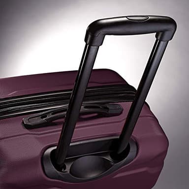 Samsonite Omni PC Hardside Expandable Luggage with Spinner Wheels, Purple, 3-Piece Set (20/24/28) - Image 3