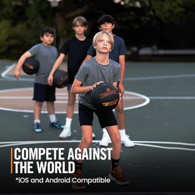 Spalding TF DNA Smart Basketball + 1 Yr App Subscription Bundle I iOS and Android Compatible I All Surface Material - Image 5