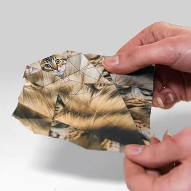 DIY Paper Cats - 50 Sheets DIY Origami Paper to Fold Cute Cat Figures, Fun Craft Activity for Adults & Kids, Desk Decoration & Gift for Cat Lovers (ca't, 50pcs) - Image 4