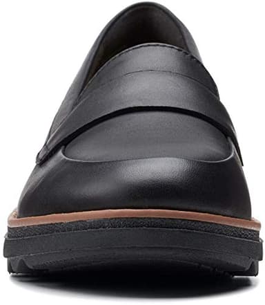 Clarks Women's Sharon Gracie Loafer, Black Soft, 11 M US - Image 4