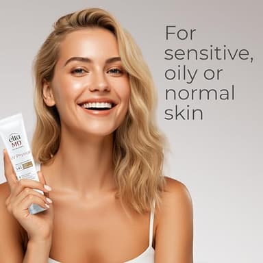 EltaMD UV Physical Tinted Mineral Sunscreen for Face SPF 41, 100% Mineral Actives Tinted Face Lotion, Water Resistant, Paraben-Free, Transparent Zinc Oxide Finish, Facial Travel Size Sunscreen 3 oz - Image 2