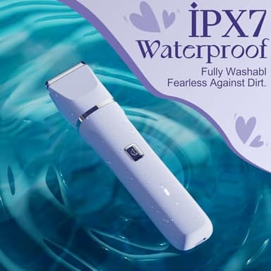 Electric Razors for Women - Wet/Dry Womens Electric Shaver for Legs, Replaceable Body Hair Blade Heads&Hair Remover for Face Head, No Nick, No Cut, No Razor Burn, Purple - Image 4