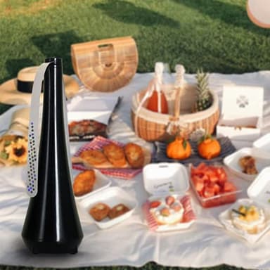 PATIOSIR Food Fans for Outdoor Tables, Portable Food Fan for Picnic Party - Image 2