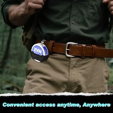 OFBIC Universal Holder for Car & Belt – Compatible with ZYN/NZE/Alpha Compact Stealth Design – Fits Car Sun Visor, Belt – Quick Access for Everyday Use – Great Gift for Nicotine Pouch Fans (Black) - Image 4